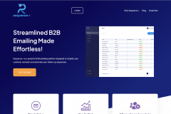 Sequence-r:An automated email-sending platform for marketing companies